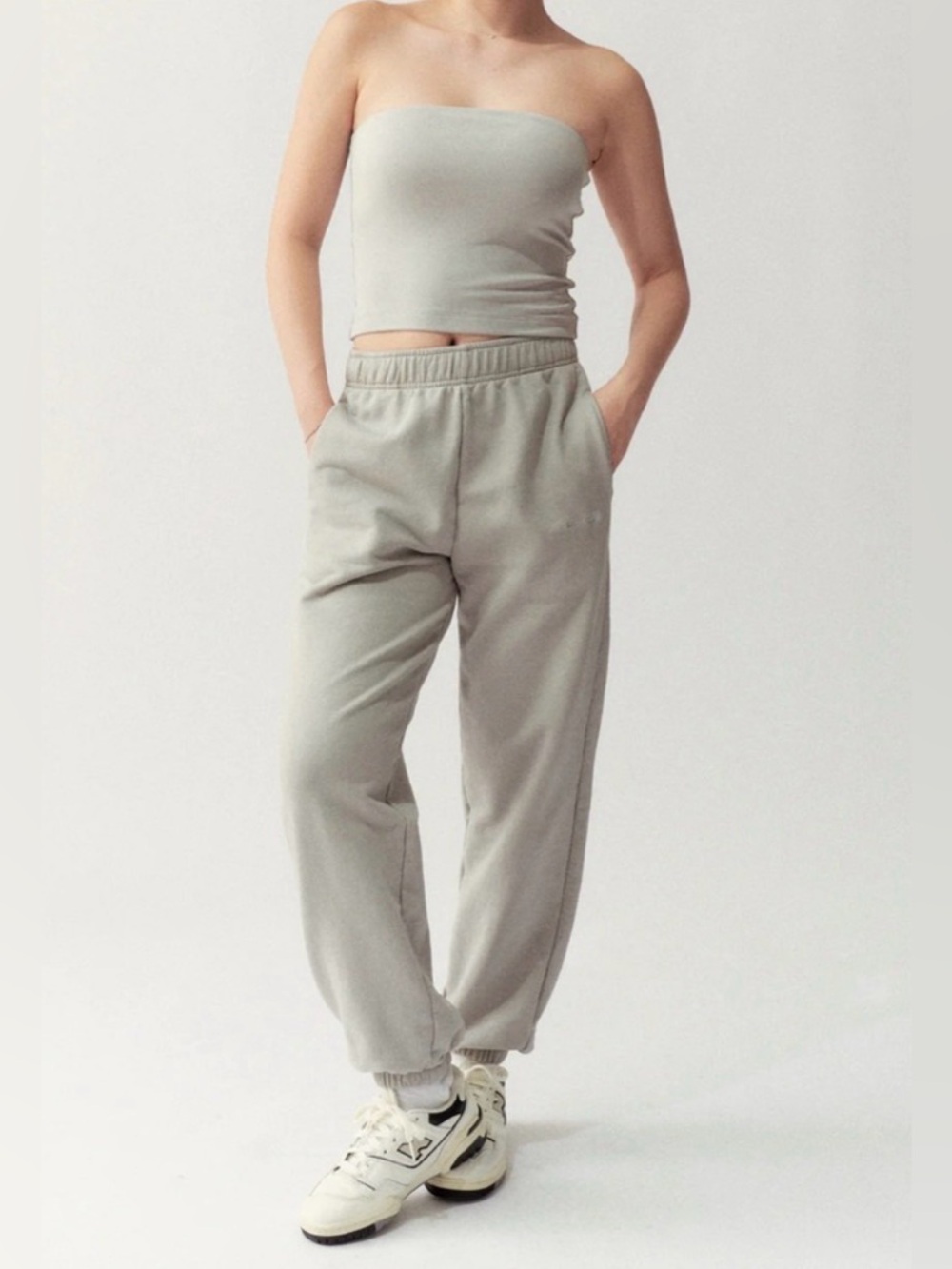 Little Puffy by Michelle Choi Core Loungewear Sweatpants Joggers Natural Cotton